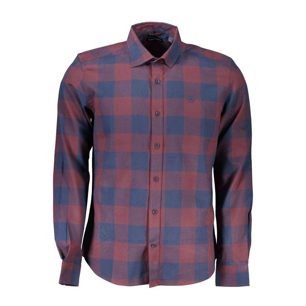 North Sails Red Cotton Men Shirt - Hilstor
