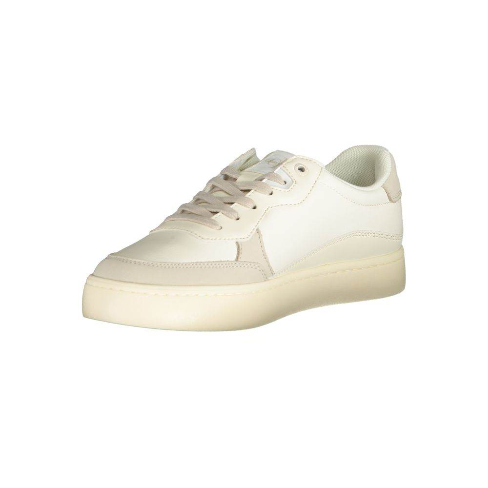 Calvin Klein Elegant White Sneakers with Contrast Accents - Hilstor