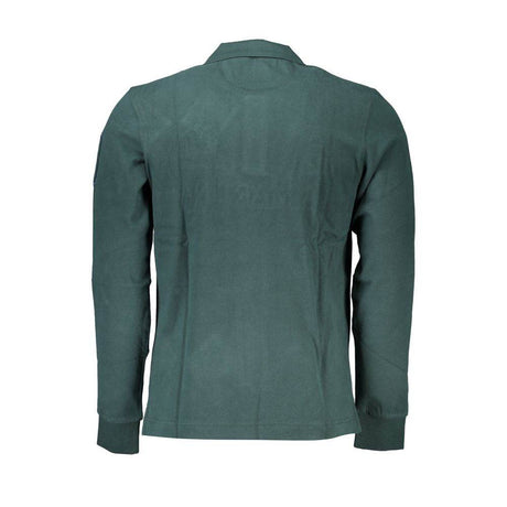 La Martina Classic Green Polo Shirt with Embroidery Detail - Hilstor
