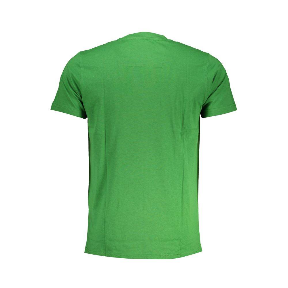 Cavalli Class Green Cotton T-Shirt - Hilstor