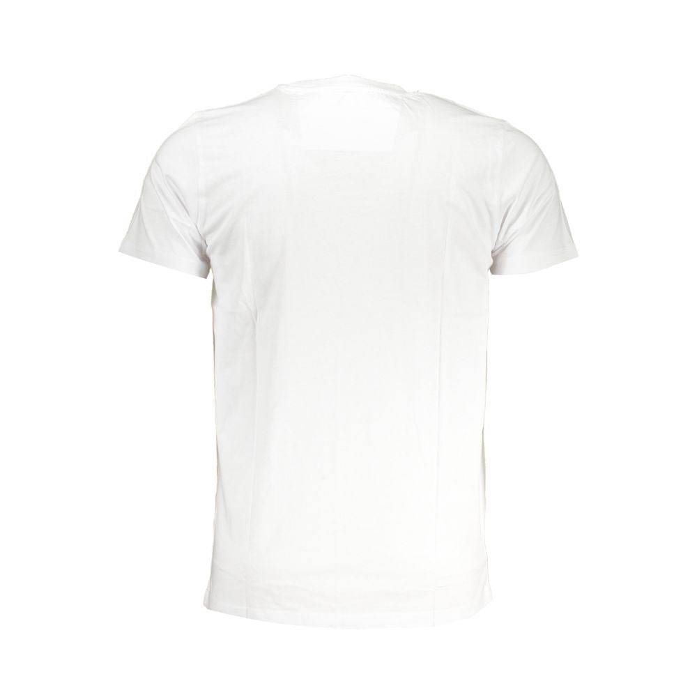 Cavalli Class White Cotton T-Shirt - Hilstor