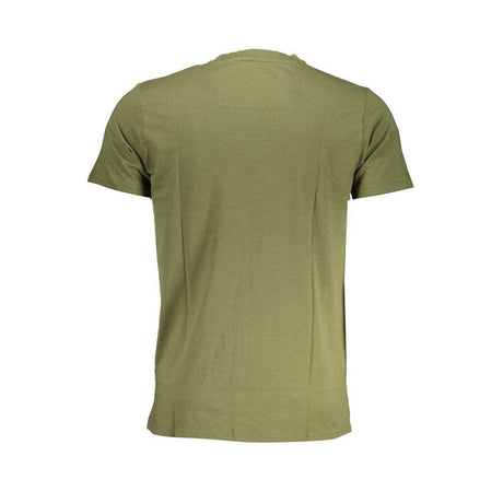 Cavalli Class Green Cotton T-Shirt - Hilstor