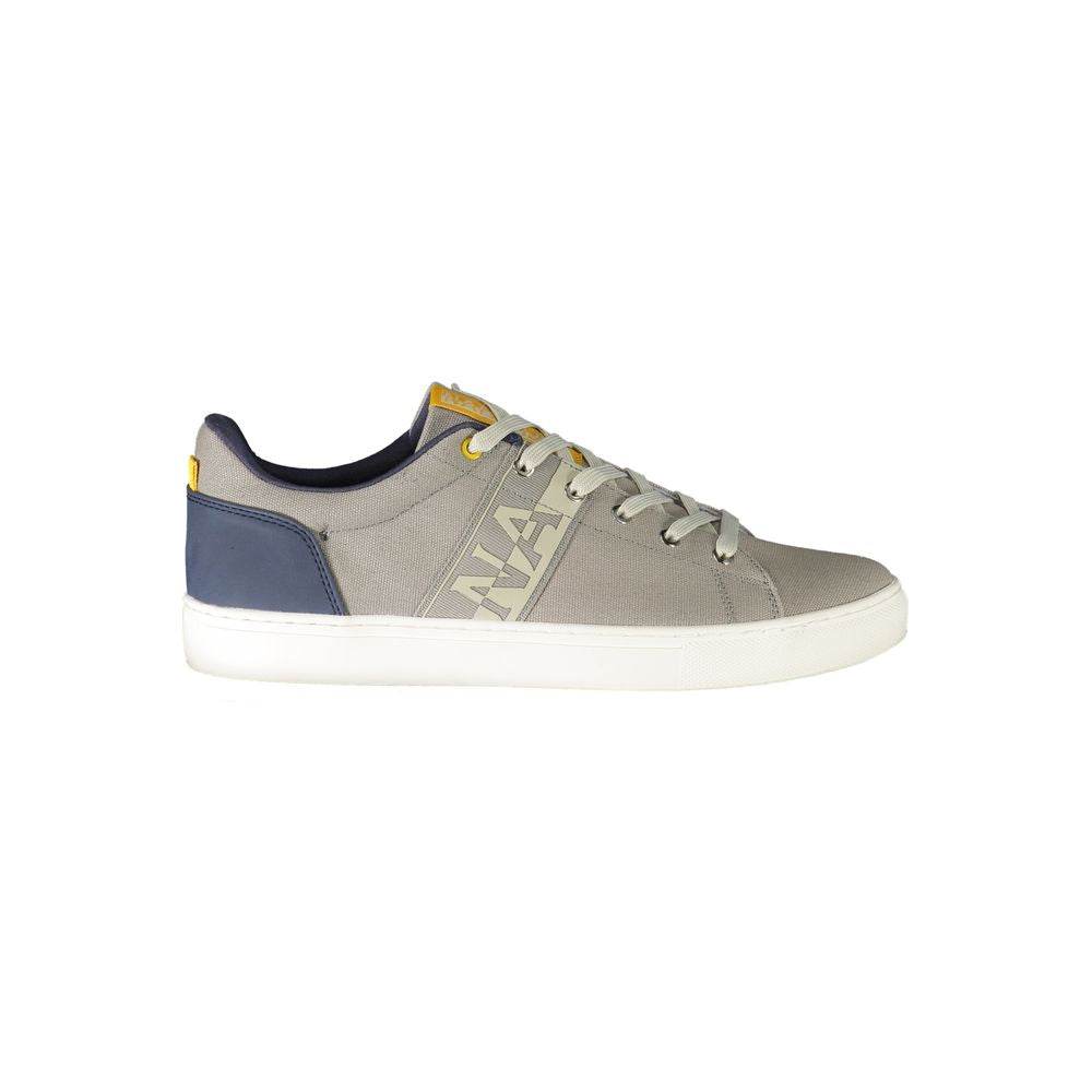 Napapijri Gray Polyester Sneaker - Hilstor
