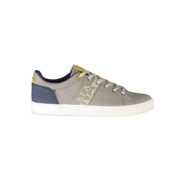 Napapijri Gray Polyester Sneaker - Hilstor