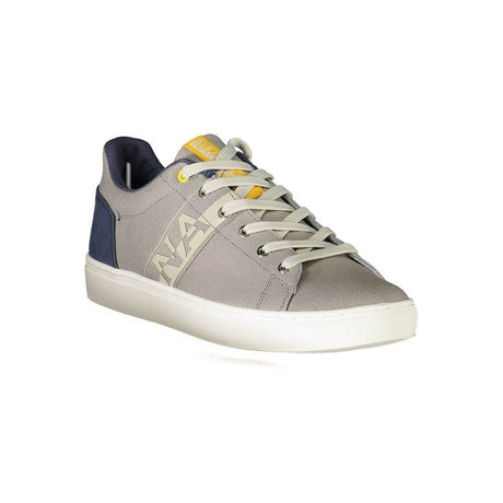 Napapijri Gray Polyester Sneaker - Hilstor