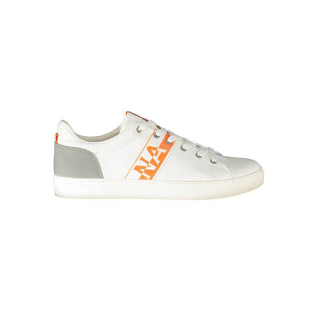 Napapijri White Polyester Sneaker - Hilstor