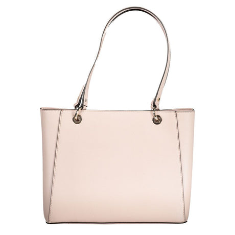 Guess Jeans Pink Polyethylene håndtaske