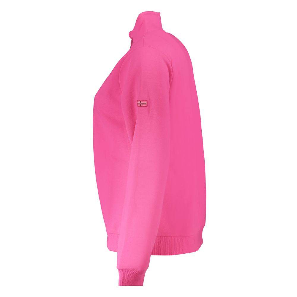 Norway 1963 Pink Cotton Women Sweater - Hilstor