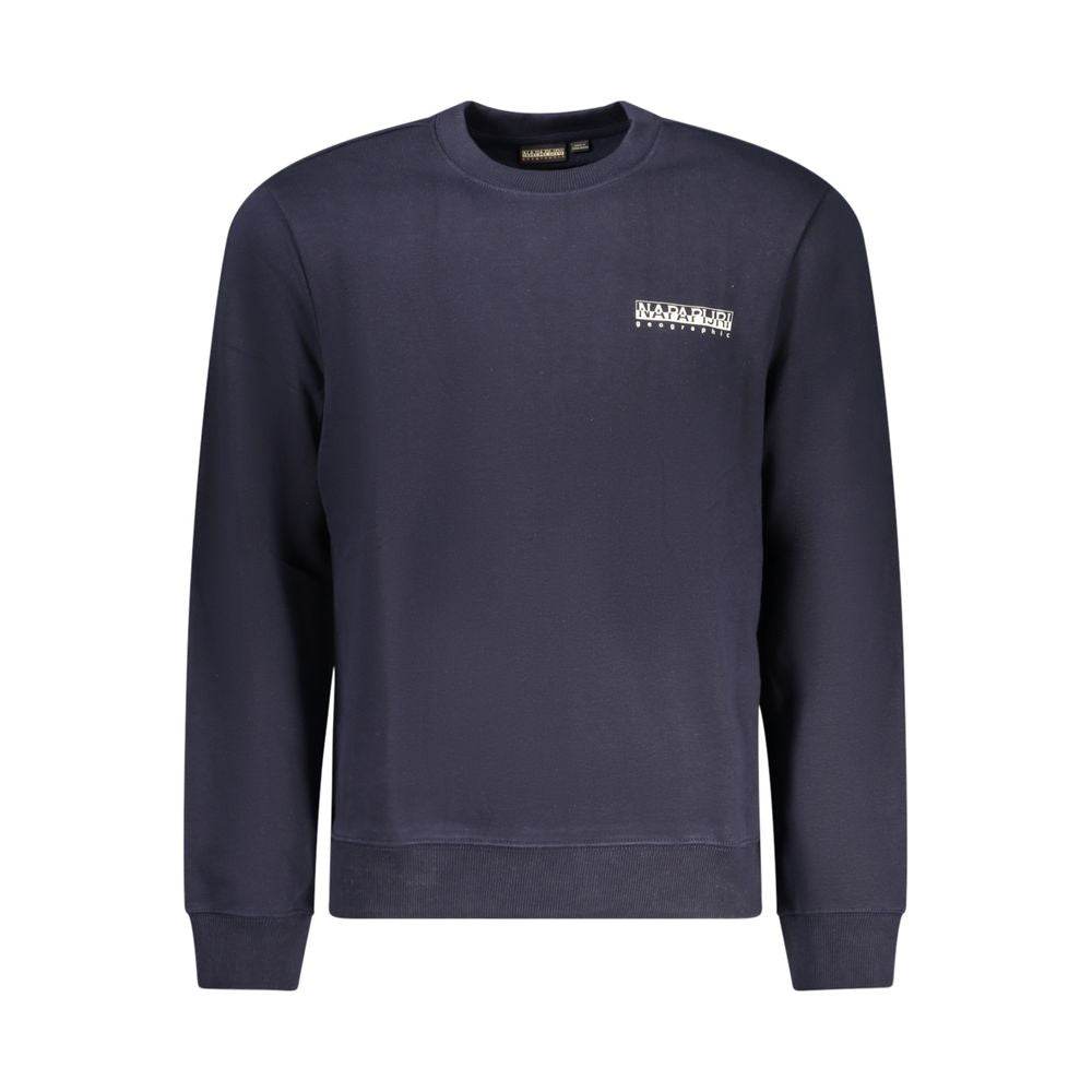 Napapijri Blue Cotton Men Sweater - Hilstor