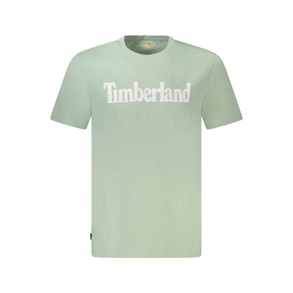 Timberland Green Cotton T-Shirt - Hilstor