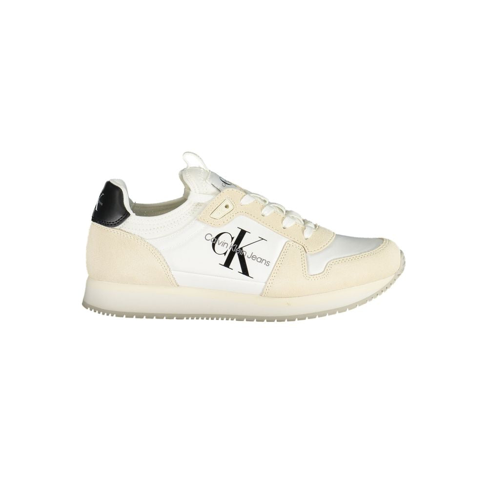 Calvin Klein hvid polyester sneaker til kvinder