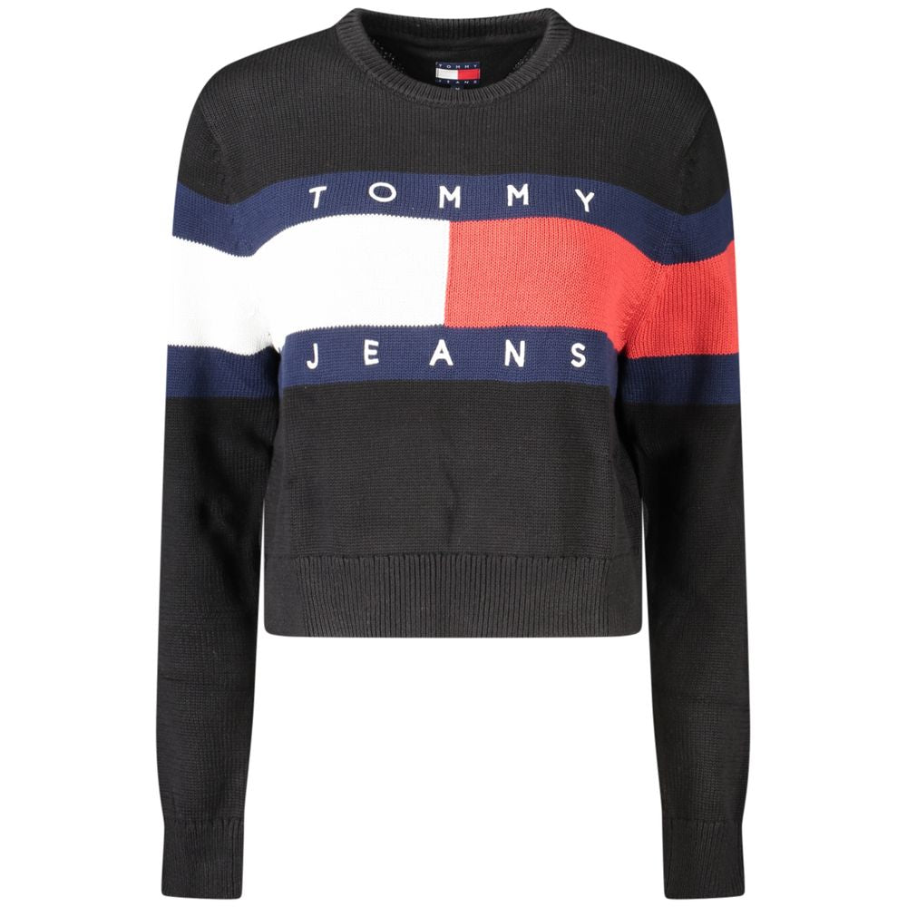Tommy Hilfiger Sort bomuldstrøje til kvinder