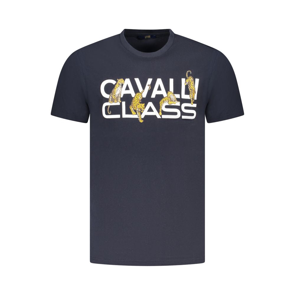 Cavalli klasse blå bomuld herre T-shirt