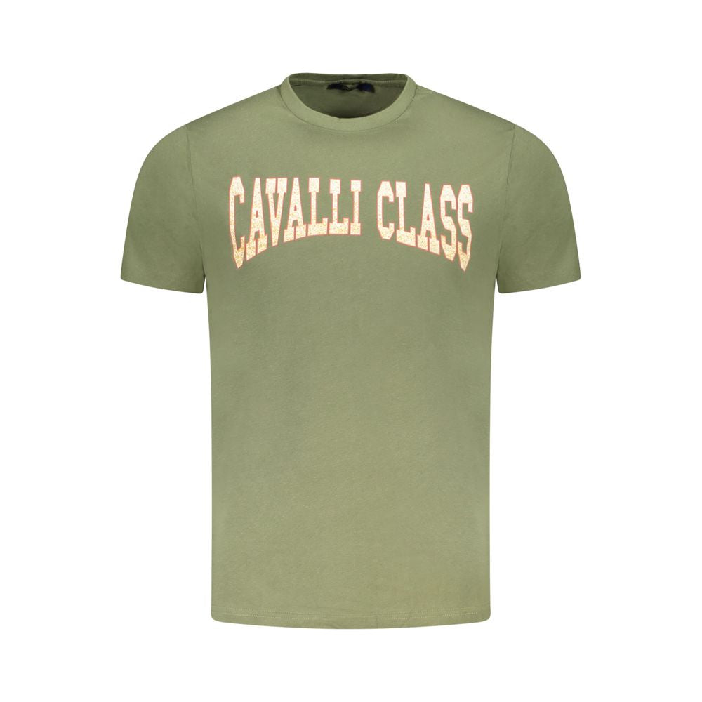 Cavalli klasse grøn bomuld herre T-shirt