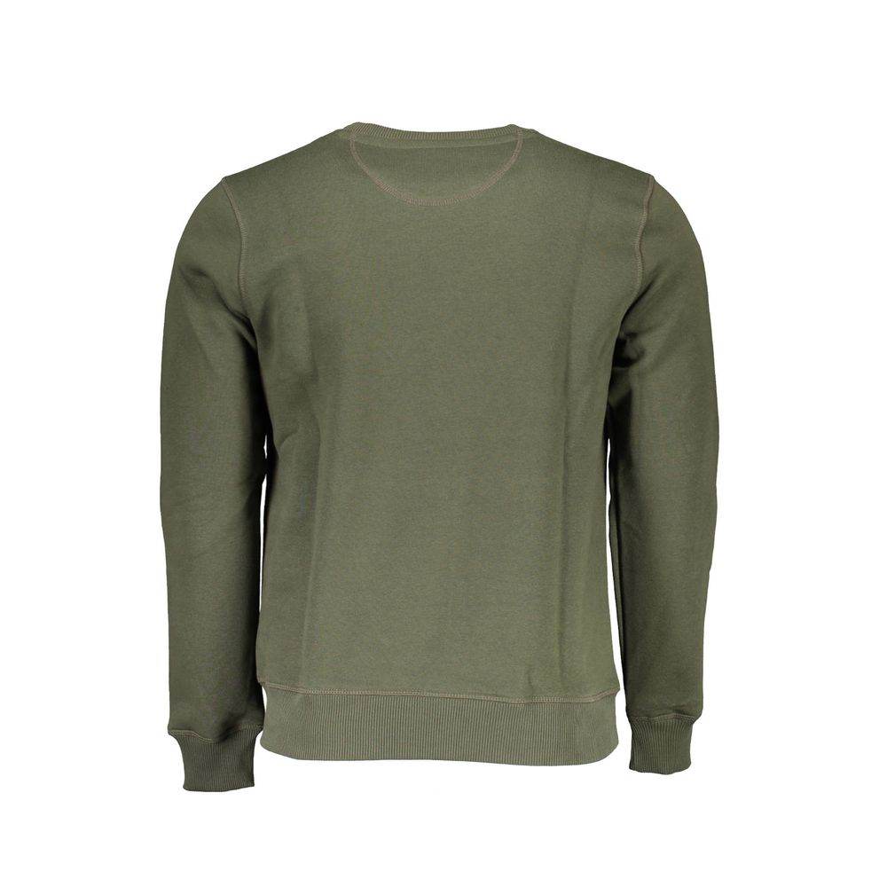North Sails Green Cotton Men Sweater - Hilstor