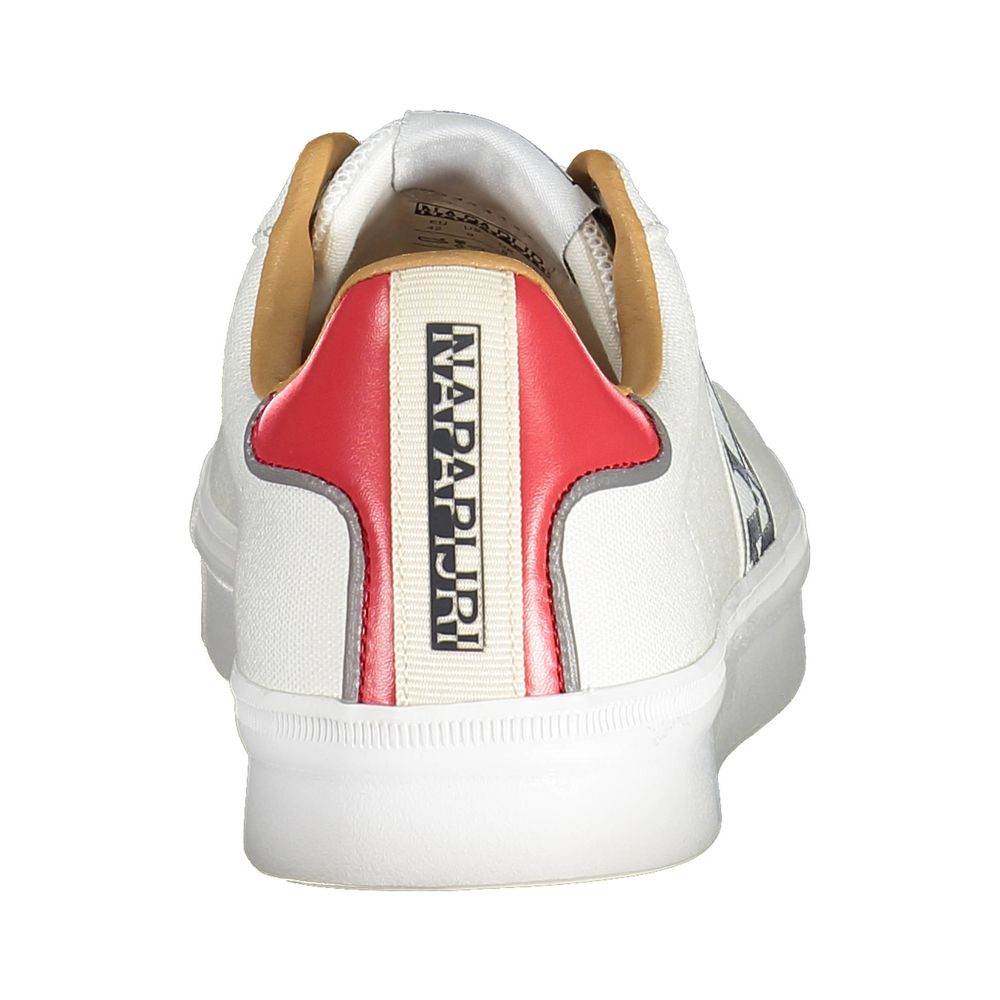 Napapijri White Polyester Men Sneaker - Hilstor