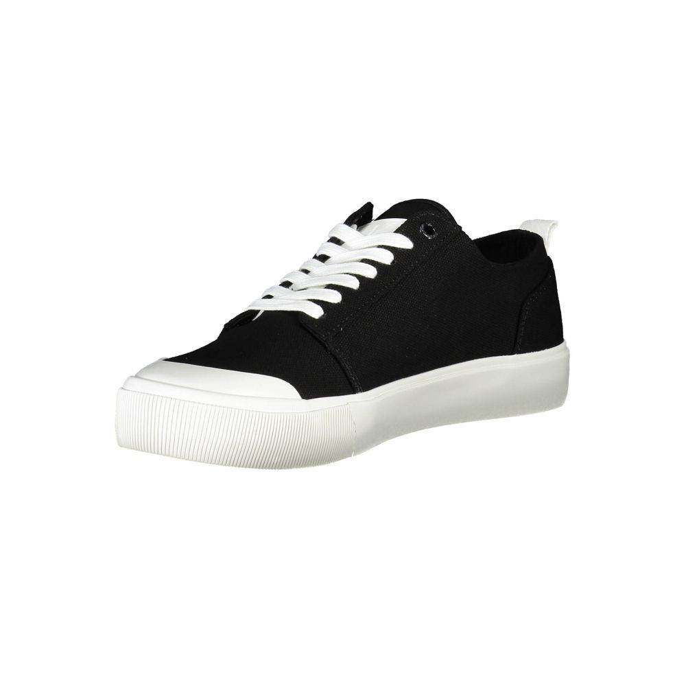 Calvin Klein Black Recycled Material Men Sneaker - Hilstor