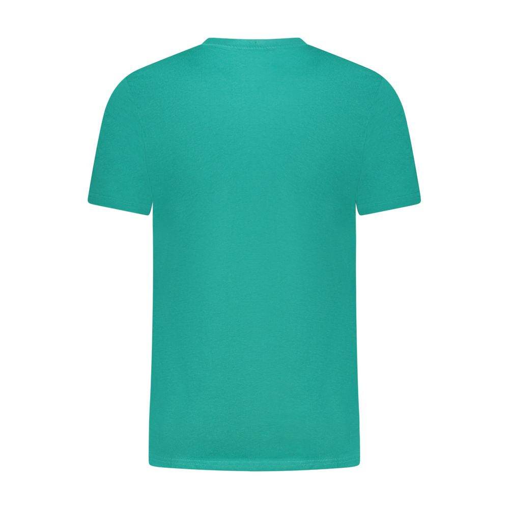 Cavalli Class Green Cotton T-Shirt - Hilstor