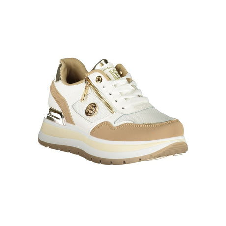 Laura Biagiotti Beige polyester sneaker til kvinder