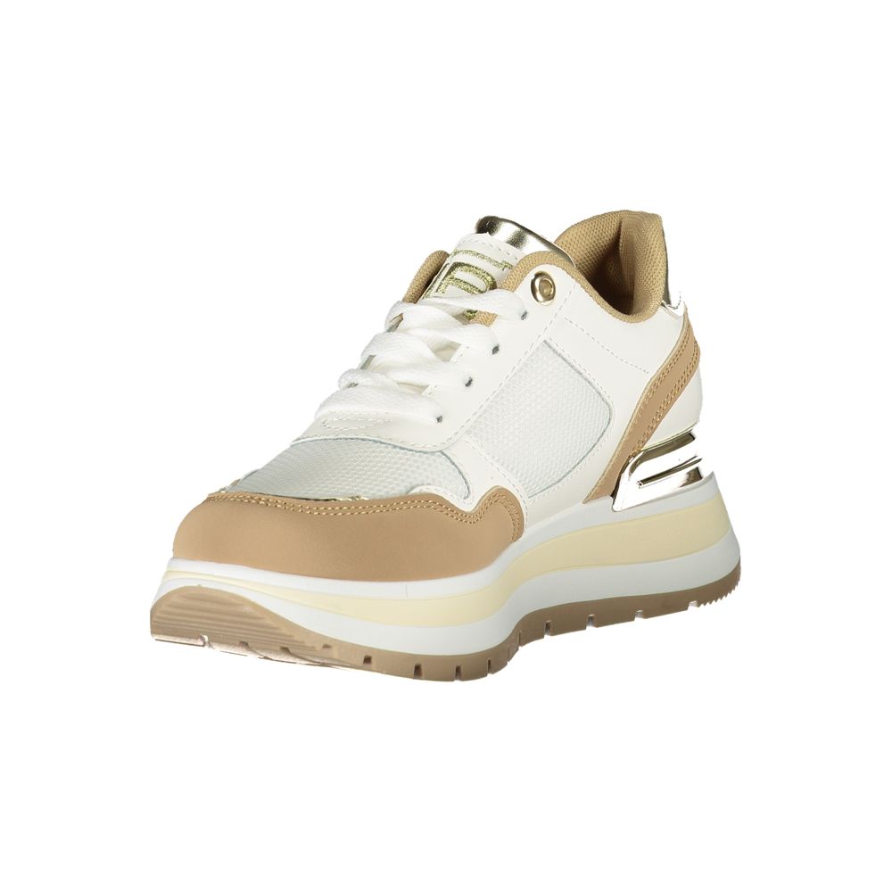 Laura Biagiotti Beige polyester sneaker til kvinder