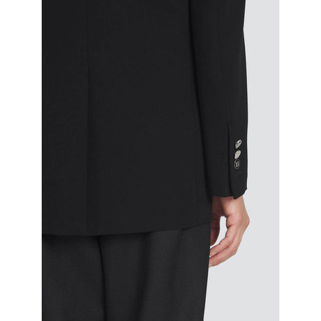 Balmain Black Viscose Women Blazer - Hilstor