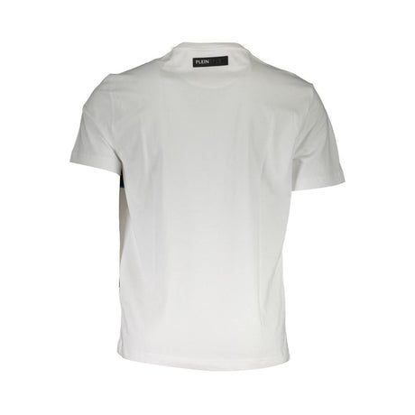 Plein Sport Hvid T-shirt i bomuld til mænd