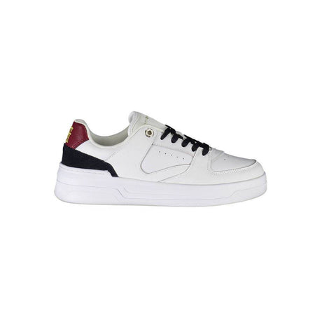 Tommy Hilfiger White Leather Women Sneaker - Hilstor