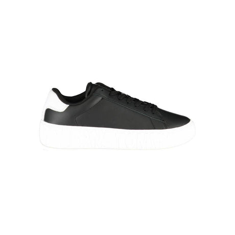 Tommy Hilfiger Black Polyethylene Men Sneaker - Hilstor