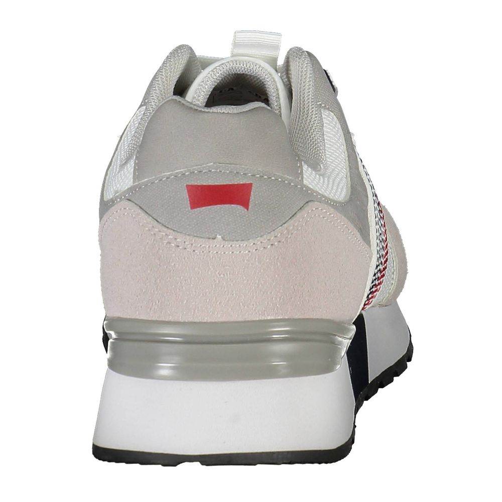 Carrera Sleek White Sneakers with Contrast Details - Hilstor