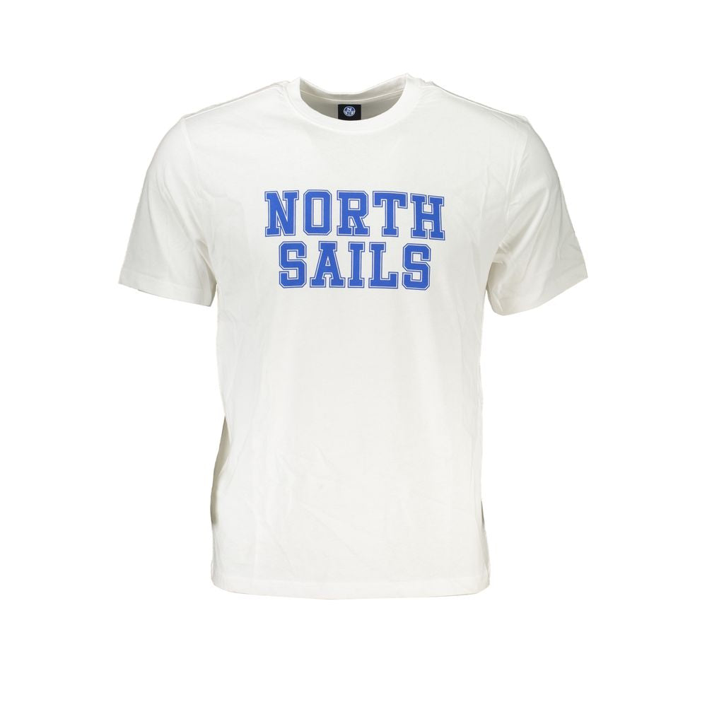 North Sails Hvid T-shirt i bomuld