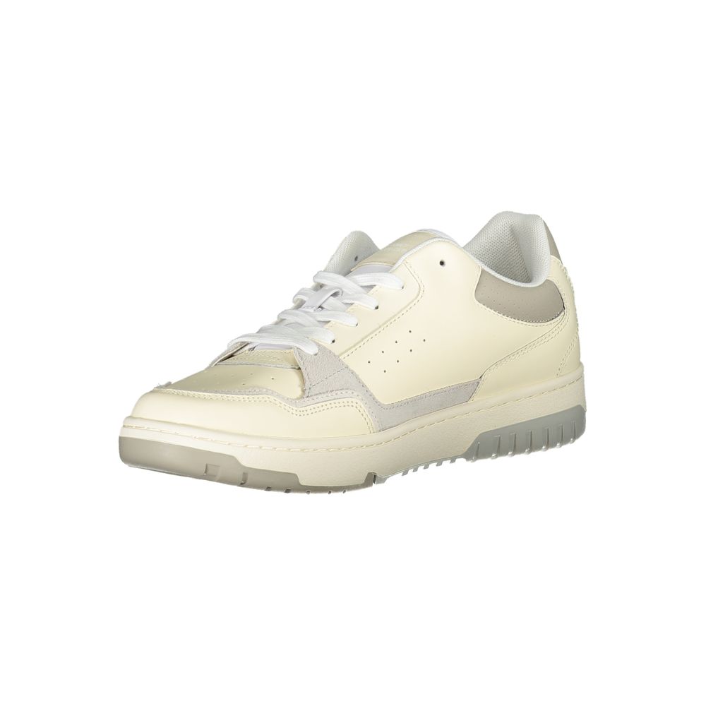 Tommy Hilfiger Beige Sportssneakers med unikt broderi