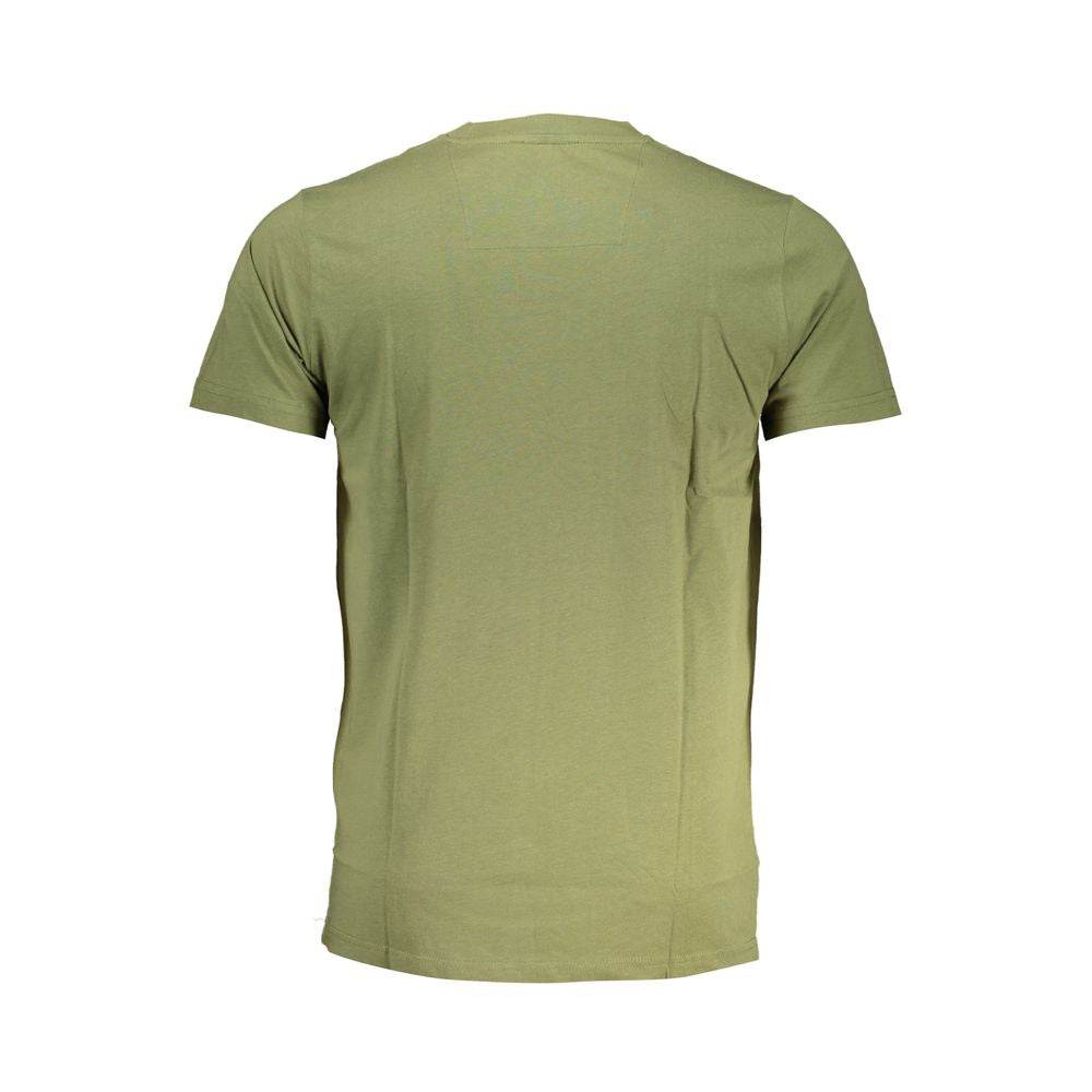 Cavalli Class Green Cotton T-Shirt - Hilstor