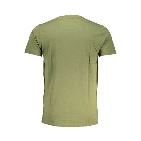 Cavalli Class Green Cotton T-Shirt - Hilstor