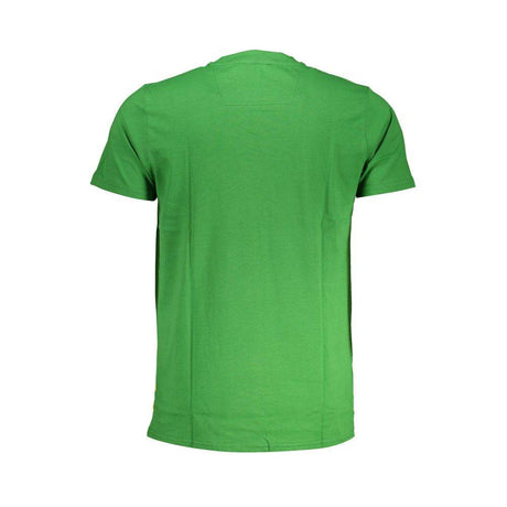Cavalli Class Green Cotton T-Shirt - Hilstor
