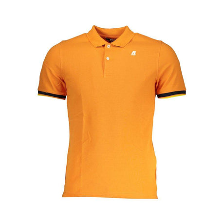 K-WAY Vibrant Orange Contrast Detail Polo - Hilstor