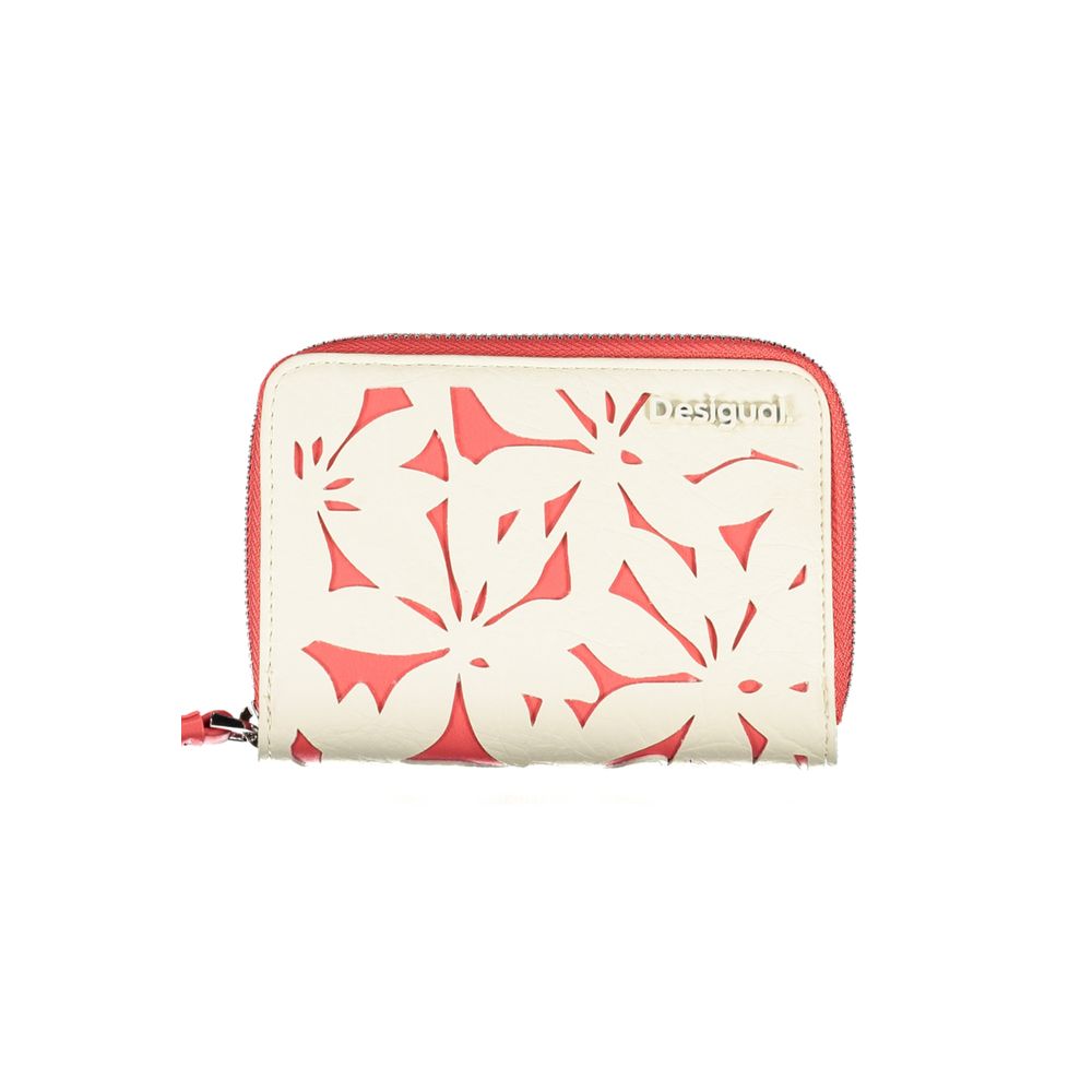 Desigual hvid polyethylen tegnebog
