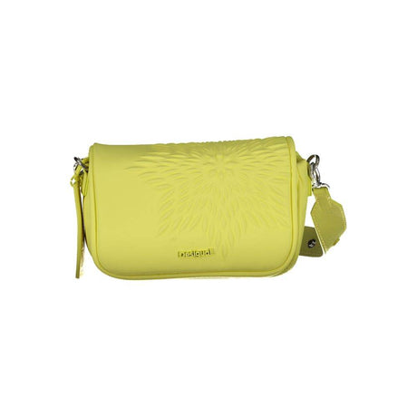 Desigual Yellow Polyethylene Handbag - Hilstor