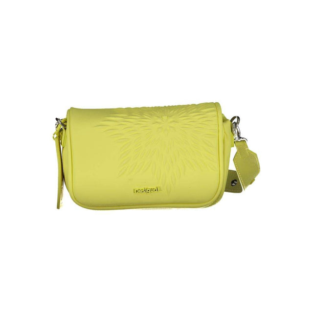 Desigual Yellow Polyethylene Handbag - Hilstor