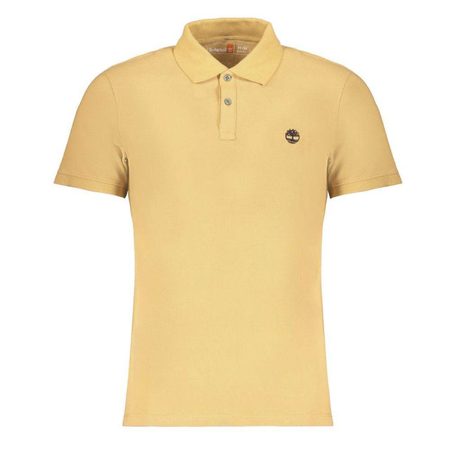Timberland Beige Cotton Polo Shirt - Hilstor