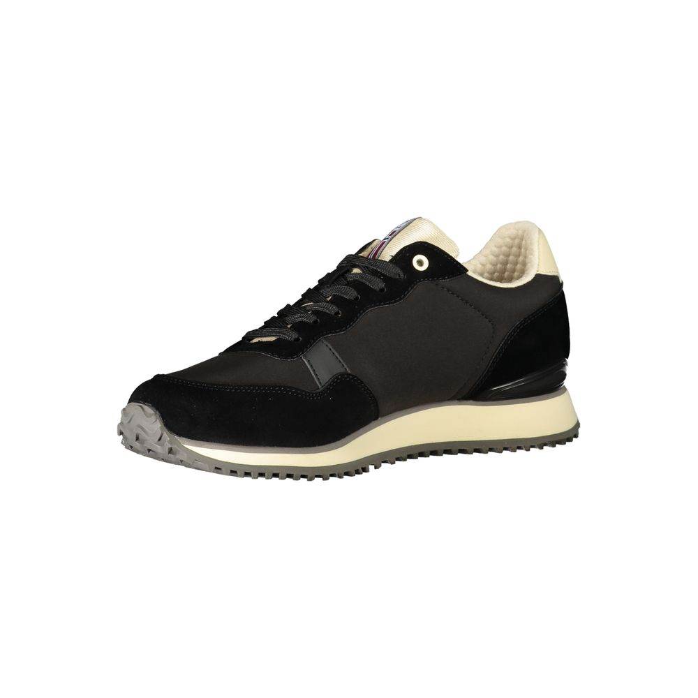 Napapijri Black Polyester Sneaker - Hilstor