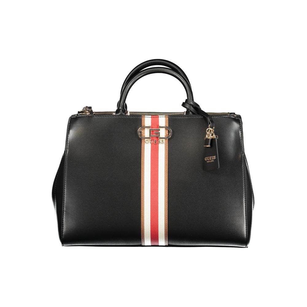 Guess Jeans Black Polyethylene Handbag - Hilstor