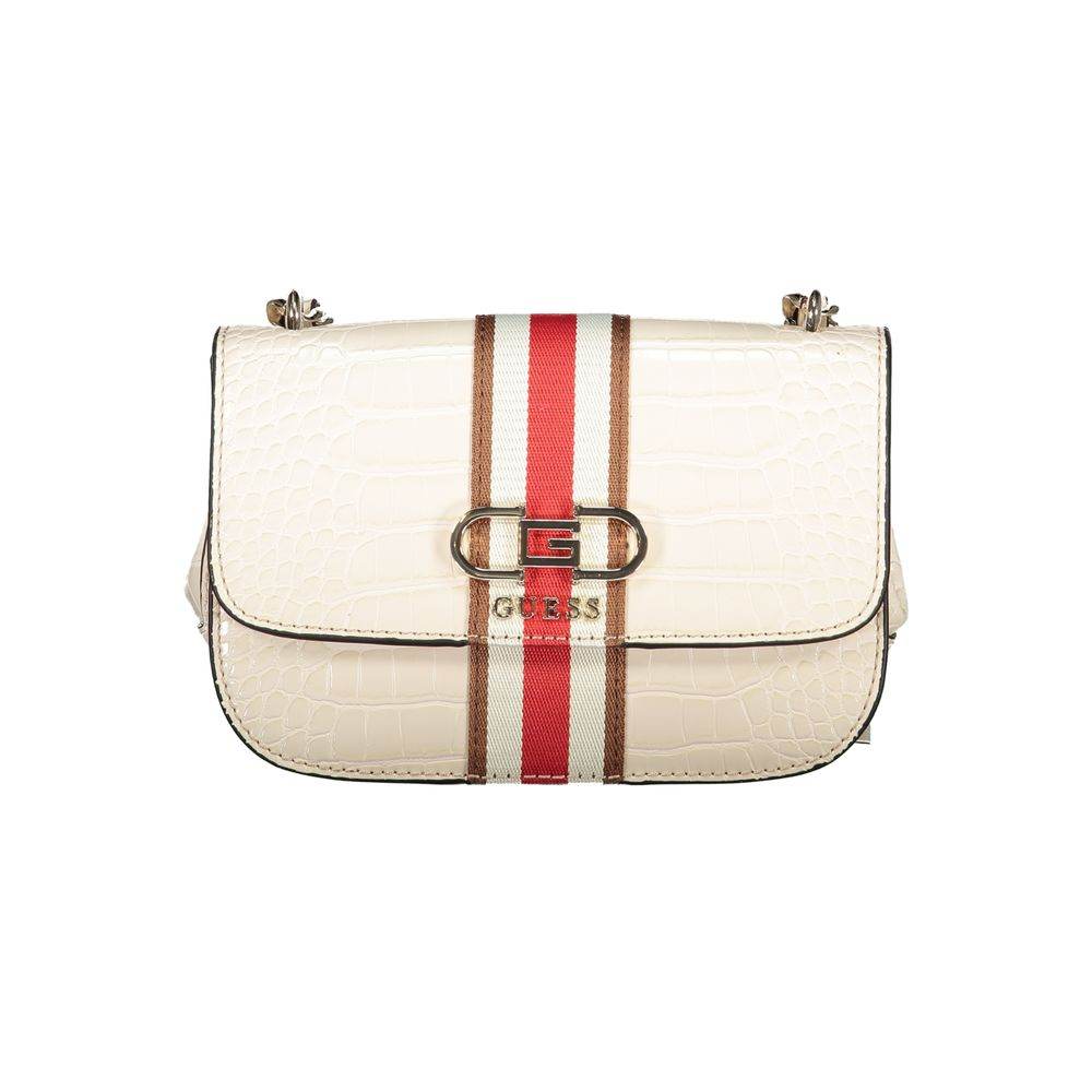 Guess Jeans Beige Polyethylene Handbag - Hilstor