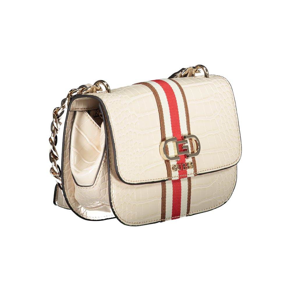 Guess Jeans Beige Polyethylene Handbag - Hilstor
