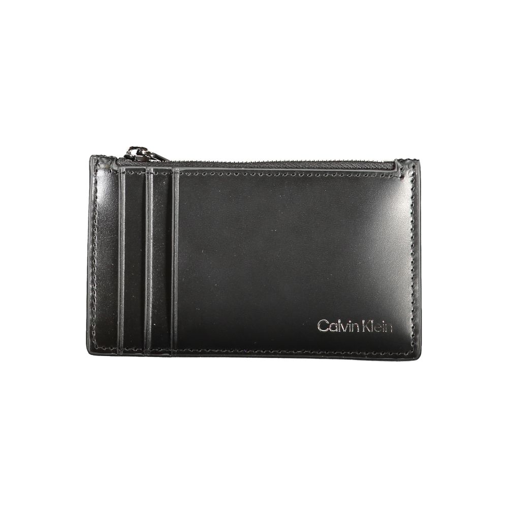 Calvin Klein sort læderpung