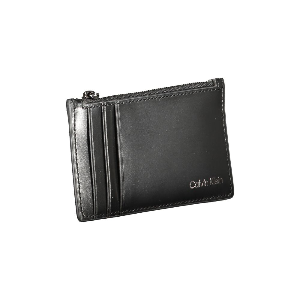Calvin Klein sort læderpung