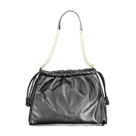 Mario Valentino Black Polyethylene Handbag - Hilstor