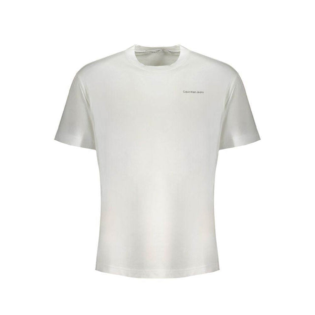Calvin Klein White Cotton T-Shirt - Hilstor