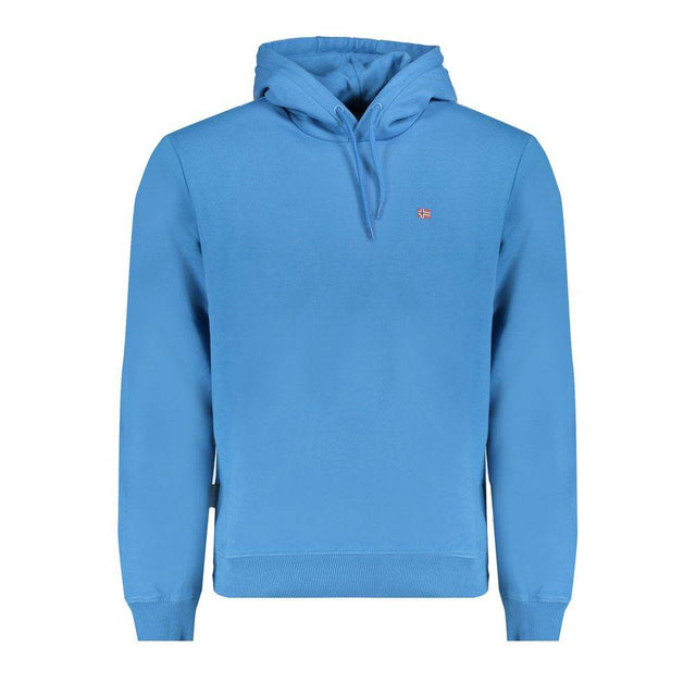 Napapijri Blue Cotton Men Sweater - Hilstor