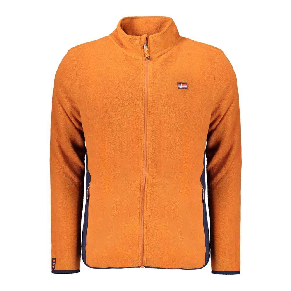 Norway 1963 Brown Polyester Men Sweater - Hilstor