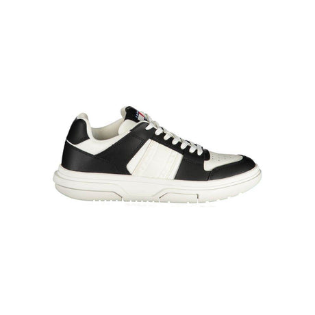 Tommy Hilfiger Black Leather Women Sneaker - Hilstor